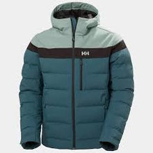 Load image into Gallery viewer, HELLY HANSEN MENS BOSSONOVA PUFFY SKI JACKET DARK CREEK
