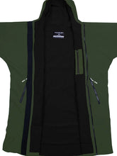 Load image into Gallery viewer, TWO BARE FEET CHANGING DRY ROBE AND MAT FOREST GREEN/ BLACK