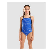Load image into Gallery viewer, ARENA GIRLS FIREFLOW LIGHTDROP BLACK/ ROYAL