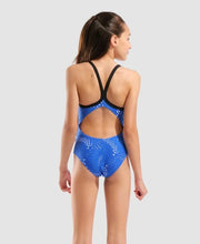 Load image into Gallery viewer, ARENA GIRLS FIREFLOW LIGHTDROP BLACK/ ROYAL