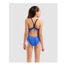 Load image into Gallery viewer, ARENA GIRLS FIREFLOW LIGHTDROP BLACK/ ROYAL