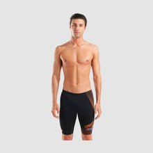 Load image into Gallery viewer, ARENA MENS DESIGN JAMMMERS BLACK/ORANGE/TURQUIOSE