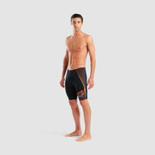 Load image into Gallery viewer, ARENA MENS DESIGN JAMMMERS BLACK/ORANGE/TURQUIOSE