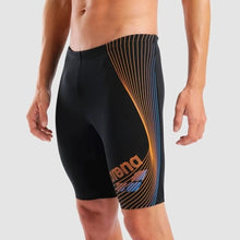 Load image into Gallery viewer, ARENA MENS DESIGN JAMMMERS BLACK/ORANGE/TURQUIOSE