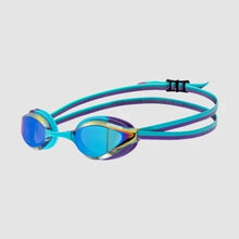 Load image into Gallery viewer, ARENA PYTHON JUNIOR MIRROR SWIMMING GOGGLE EMERALD/PEACOCK