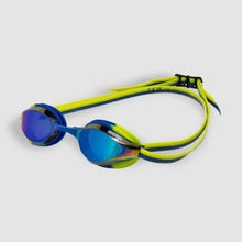 Load image into Gallery viewer, ARENA JUNIOR PYTHON MIRROR SWIMMING GOGGLE BLUE/LIME