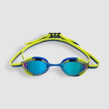 Load image into Gallery viewer, ARENA JUNIOR PYTHON MIRROR SWIMMING GOGGLE BLUE/LIME