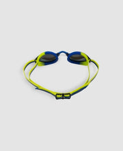 Load image into Gallery viewer, ARENA JUNIOR PYTHON MIRROR SWIMMING GOGGLE BLUE/LIME