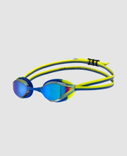 Load image into Gallery viewer, ARENA JUNIOR PYTHON MIRROR SWIMMING GOGGLE BLUE/LIME