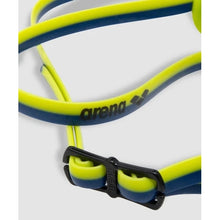 Load image into Gallery viewer, ARENA JUNIOR PYTHON MIRROR SWIMMING GOGGLE BLUE/LIME