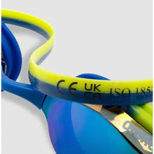 Load image into Gallery viewer, ARENA JUNIOR PYTHON MIRROR SWIMMING GOGGLE BLUE/LIME