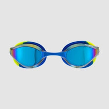 Load image into Gallery viewer, ARENA JUNIOR PYTHON MIRROR SWIMMING GOGGLE BLUE/LIME