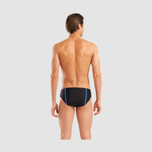 Load image into Gallery viewer, ARENA HYPERFLOW MENS SOLID BRIEF BLACK/BLUE