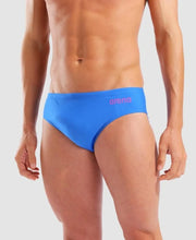 Load image into Gallery viewer, ARENA HYPERFLOW MENS SOLID BRIEF BLUE/PURPLE