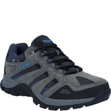 Load image into Gallery viewer, HITEC MENS TORCA LOW WALKING BOOT CHARCOAL/NAUTICAL BLUE