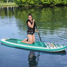 Load image into Gallery viewer, HYDRO FORCE HUAKAi 1OFT PADDLE BOARD SET GREEN 33"x6"