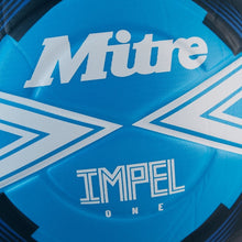 Load image into Gallery viewer, MITRE IMPEL ONE TRAINING FOOTBALL FLUO BLUE/WHITE/MIDNIGHT BLUE