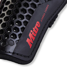 Load image into Gallery viewer, MITRE AIRCELL CARBON SLIP SHIN PAD BLACK/RED