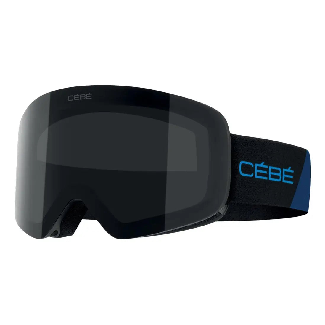cebe double lens ski goggles CEBE CHEEKY 2 OTG BLACK/BLUE KIDS SKI GOGGLES