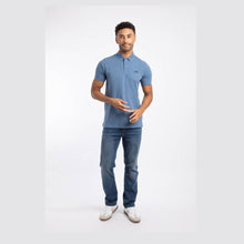 Load image into Gallery viewer, WEIRD FISH MENS MILES ORGANIC COTTON POLO SHIRT MIDNIGHT BLUE