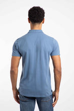 Load image into Gallery viewer, WEIRD FISH MENS MILES ORGANIC COTTON POLO SHIRT MIDNIGHT BLUE