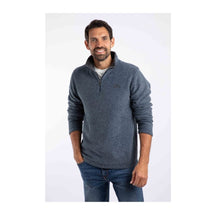 Load image into Gallery viewer, WEIRD FISH MENS NEWARK 1/4 ZIP FLEECE NAVY