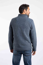 Load image into Gallery viewer, WEIRD FISH MENS NEWARK 1/4 ZIP FLEECE NAVY