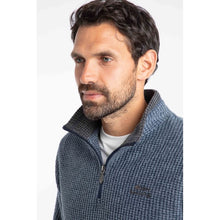 Load image into Gallery viewer, WEIRD FISH MENS NEWARK 1/4 ZIP FLEECE NAVY