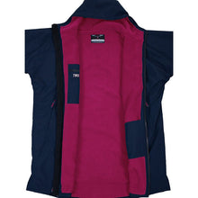 Load image into Gallery viewer, TWO BARE FEET JUNIOR CHANGING ROBE AND MAT - NAVY/RASPBERRY