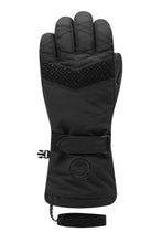 Load image into Gallery viewer, RACER WOMENS ALOMA6 SKI GLOVES BLACK/BLACK