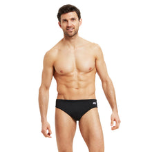 Load image into Gallery viewer, ZOGGS MENS COTTESLOE RACER BRIEFMEN BLACK