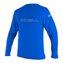 Load image into Gallery viewer, ONEILL YOUTH BASIC SKIN LONG SLEEVE RASH GUARD BLUE