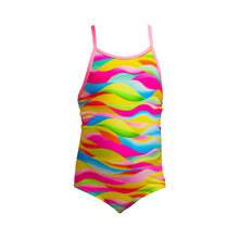 Load image into Gallery viewer, FUNKITA GIRLS MAYBE WAVY SINGE STRAP ONE PIECE SWIMSUIT