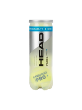 Load image into Gallery viewer, HEAD PRO PADEL+ BALLS 3 PACK