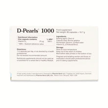Load image into Gallery viewer, PHARMA NORD D-PEARLS 1000IU 25mcg 90 CAPSULES