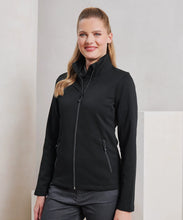Load image into Gallery viewer, WOMENS ZIP THROUGH NO HOOD BLACK