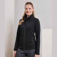 Load image into Gallery viewer, WOMENS ZIP THROUGH NO HOOD BLACK