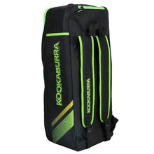 Load image into Gallery viewer, KOOKABURRA D6500 DUFFLE BAG BLACK/NEON GREEN