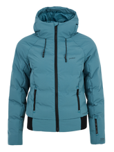 Load image into Gallery viewer, PROTEST WOMENS PRTALYSSUMI SNOWSKI PUFFER JACKET JEWEL BLUE