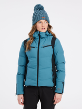 Load image into Gallery viewer, PROTEST WOMENS PRTIKU SNOWSKI PUFFER JACKET JEWEL BLUE