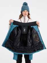 Load image into Gallery viewer, PROTEST WOMENS PRTIKU SNOWSKI PUFFER JACKET JEWEL BLUE