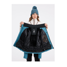 Load image into Gallery viewer, PROTEST WOMENS PRTIKU SNOWSKI PUFFER JACKET JEWEL BLUE