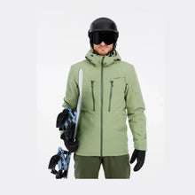 Load image into Gallery viewer, PROTEST MENS MOTHY SKI JACKET MARL GREEN