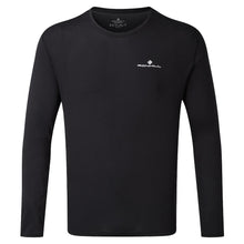 Load image into Gallery viewer, RONHILL MENS CORE LONG SLEEVE TOP BLACK/BRIGHT WHITE