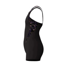 Load image into Gallery viewer, SPEEDO GIRLS HYPERBOOM SPLICE LEGSUIT BLACK/ORANGE