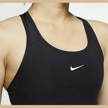 Load image into Gallery viewer, NIKE SWOOSH SPORTS BRA BLACK