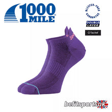 Load image into Gallery viewer, 1000 MILE TACTEL DOUBLE LAYER TRAINER LINER PURPLE