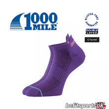 Load image into Gallery viewer, 1000 MILE TACTEL DOUBLE LAYER TRAINER LINER PURPLE