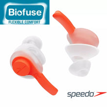 Load image into Gallery viewer, SPEEDO BIOFUSE EARPLUG CLEAR/ORANGE