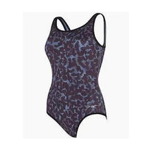 Load image into Gallery viewer, ZOGGS WOMENS REVERSIBLE BINDING SCOOPBACK STORM